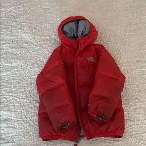 Reversible North face puffer jacket/coat